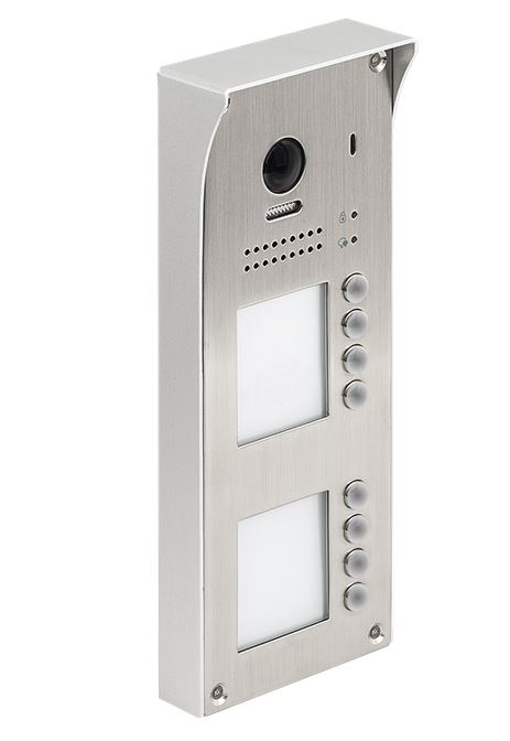 8 lakásos, bővíthető, videó, RFID olvasó, DT608-ID-S8-FE
